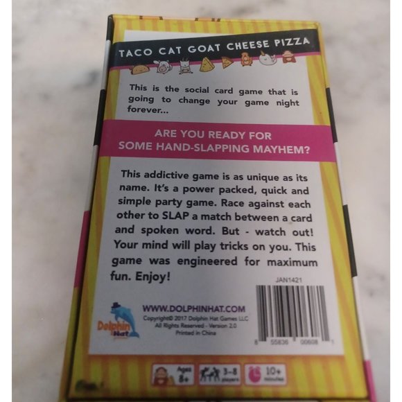 Taco Cat Goat Cheese Pizza Card Game - Picture 2 of 3